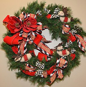 wreath #6 donated by Diana Miller